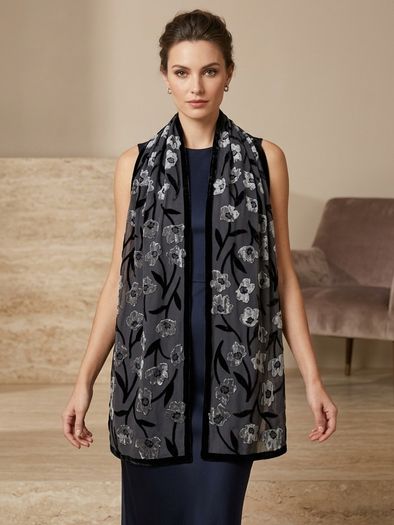 2 X Basta Cosi 5ft Italian Designer Scarves