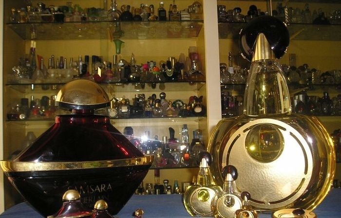Empty perfume bottles