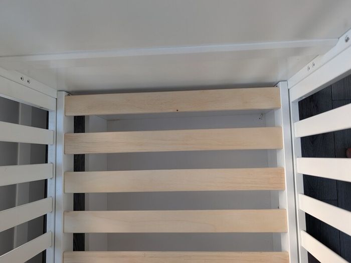 white oslo cot bed