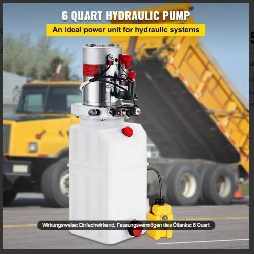 12V Hydraulic Power Unit with 4.5m Remote