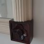 Antique side board & matching mirror Image 3
