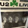 vintage U2 poster rare 1980's Image 7