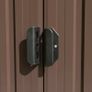 Garden Shed 257x580x181 cm Metal Brown Image 3