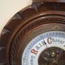 Art Nouveau Stunning Oak Aneroid Barometer Image 6