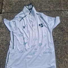 ireland cricket signed jersey