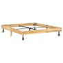 Bed Frame Solid Mango Wood 140x200 cm Image 3