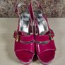 MARCO MOREO wedge sandals pink flowers Size UK 4  EU 37 Image 3