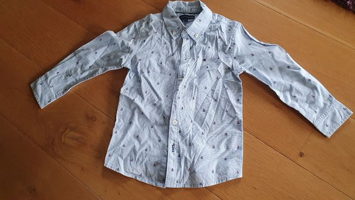 Tommy Hilfiger little Boys patterned Oxford shirt