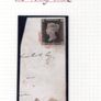 1840 One Penny Black, imperforate watermark small crown, Plate II position B-H, used on peece cancelled red maltese cross, Dublin date stamp 0C 4 40 internal defect in frame and with MacDonnell Whyte Ltd Certificate. Image 4