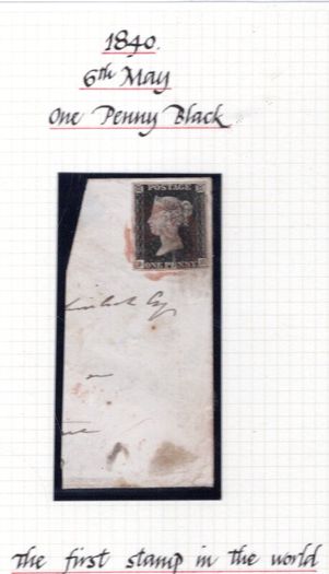 1840 One Penny Black, imperforate watermark small crown, Plate II position B-H, used on peece cancelled red maltese cross, Dublin date stamp 0C 4 40 internal defect in frame and with MacDonnell Whyte Ltd Certificate.