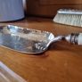 hallmarked crumbscoop and associated horsehair brush Image 3