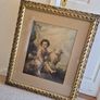 Vintage Ornate Gold Frame & Painting Image 5
