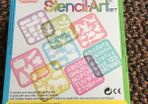Vintage Stencil Art set by Tupperware Tuppertoys -Age 3+