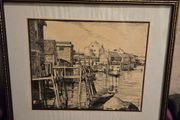 Geoff Radcliffe "Atlantic Canadian Scene" framed
