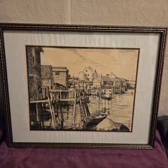 Geoff Radcliffe "Atlantic Canadian Scene" framed