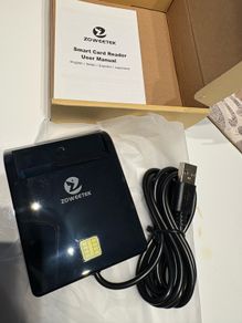 USB ID Smart Card Reader Electronic DNI Reader for ISO 7816 EMV IC DNIE Chip DNI Smart Card ZW-12026-1