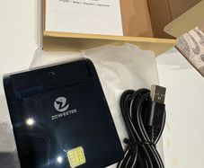 USB ID Smart Card Reader Electronic DNI Reader for ISO 7816 EMV IC DNIE Chip DNI Smart Card ZW-12026-1