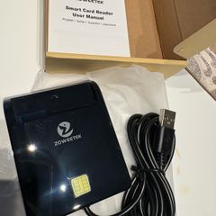 USB ID Smart Card Reader Electronic DNI Reader for ISO 7816 EMV IC DNIE Chip DNI Smart Card ZW-12026-1