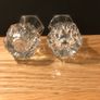 Two Small Vintage Cut Glass Vases Image 2
