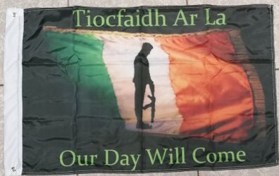 Tiocfaidh Ar La Irish Republican Flag 3ft x 2ft.
