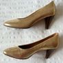 Des Petits Hauts gold high heels with box size 5 Image 4