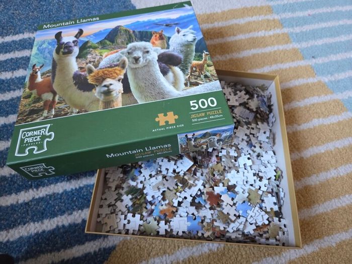 Mountain llamas puzzle