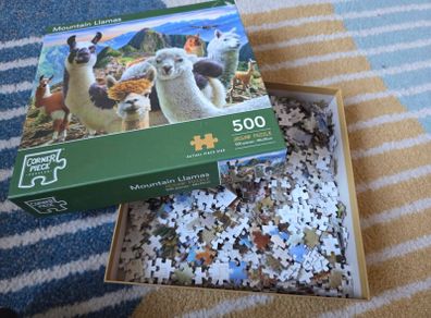 Mountain llamas puzzle