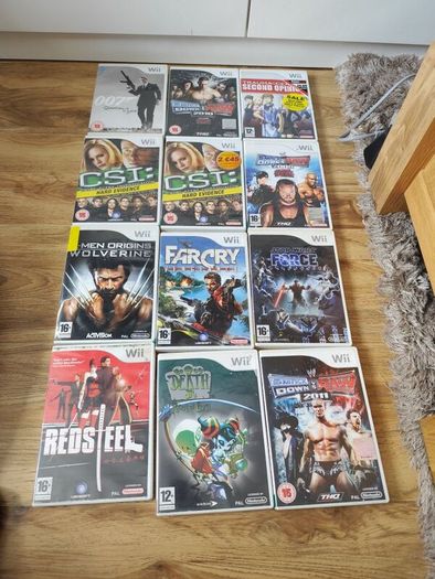 Wii games 12+ Age 1.50 euro per game
