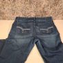 womens LEE RIDERS mid rise bootcut jeans stretchy blue denim Size 16 Image 10