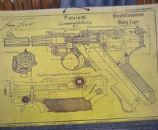 WW2 German Luger diagram
