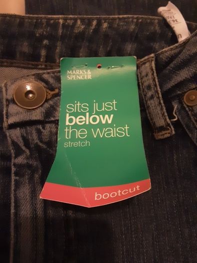 Denim/Marks & Spencer Medium Bootcut Demin Jean's Size: 18UK .. Price Drop