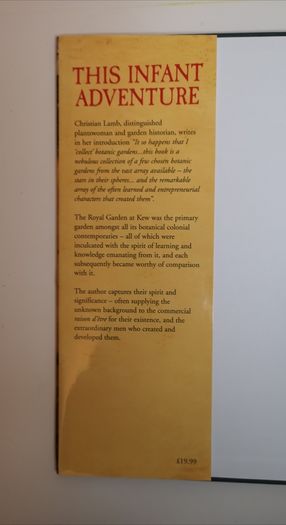 SALE! This Infant Adventure: Offspring of the Royal Gardens at Kew by Christian Lamb (RARE)