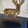Antique Brass Stag Doorstop Image 4