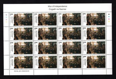 2020 Ireland The 100th Anniversary of War of Independence Commemorative Stamp Sheetlet Plate 1B1B1B1B Mint Never Hinged (MNH)