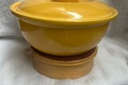 Large Vintage Yellow Fiesta Kitchen Kraft Line