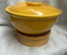 Large Vintage Yellow Fiesta Kitchen Kraft Line