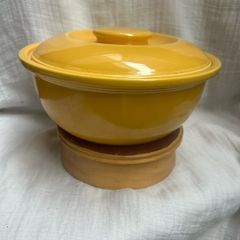 Large Vintage Yellow Fiesta Kitchen Kraft Line
