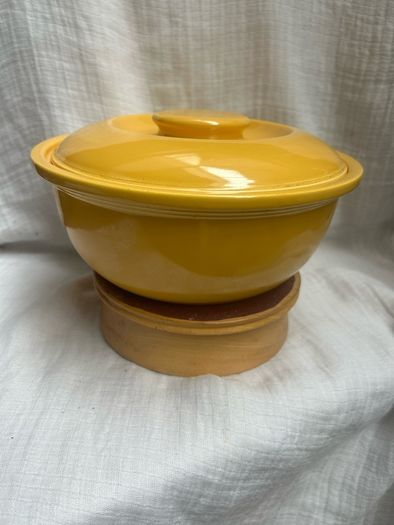 Large Vintage Yellow Fiesta Kitchen Kraft Line