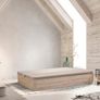 Oak Ottoman Storage Bed Stylish Space, Double Image 3