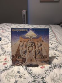 Iron Maiden - Powerslave (LP, Album) Irish Pressing