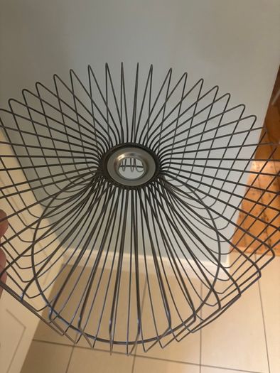 Wire pendant lamp shade