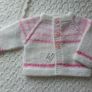 Hand Knit Premature Baby Cardigans: 5-7lbs Image 10
