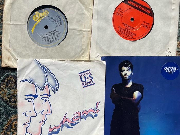 George Michael/Wham singles in vg+ condition 3 euros each or all 4 for 10 euros