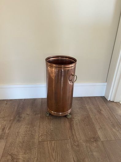 Vintage Copper Umbrella Stand