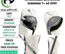 Taylormade Qi10 Driver / 10.5 Degree / Diamana T+ 60 Stiff
