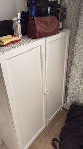 Cabinet storage with doors (W-80cm D-28cm H-106cm)