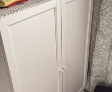 Cabinet storage with doors (W-80cm D-28cm H-106cm)