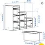 TROFASTStorage combination with boxes 99x44x94 cm Image 2
