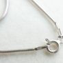 Vintage Sterling Silver Shamrock Pendant (L18" - 4,79g) Image 8