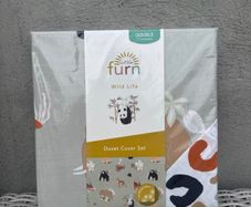 Little Furn Wild Life Kids Reversible Double Duvet Set